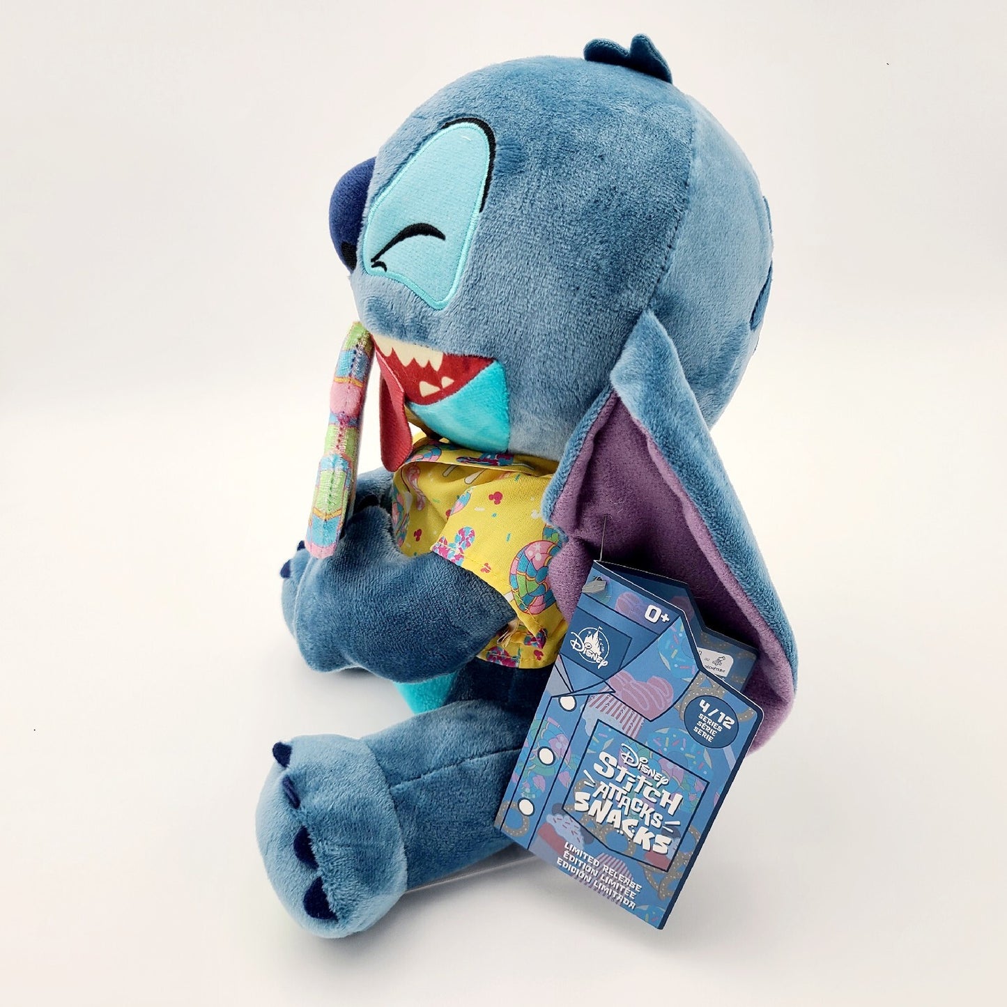 2024 Disney Parks Stitch Attacks Snacks Angel & Stitch Plush & Pin Lollipop SET
