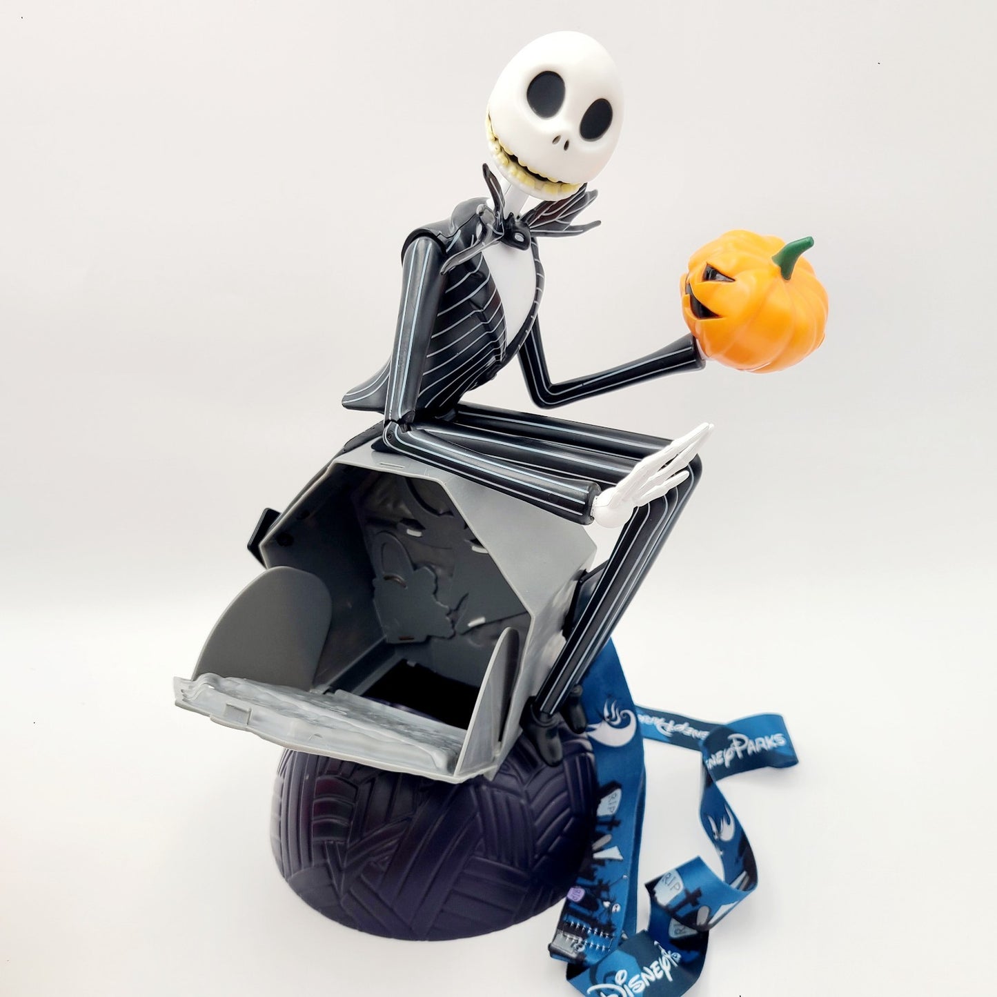Disney Parks Jack Skellington Popcorn Bucket & Mayor Sipper Halloween Party set