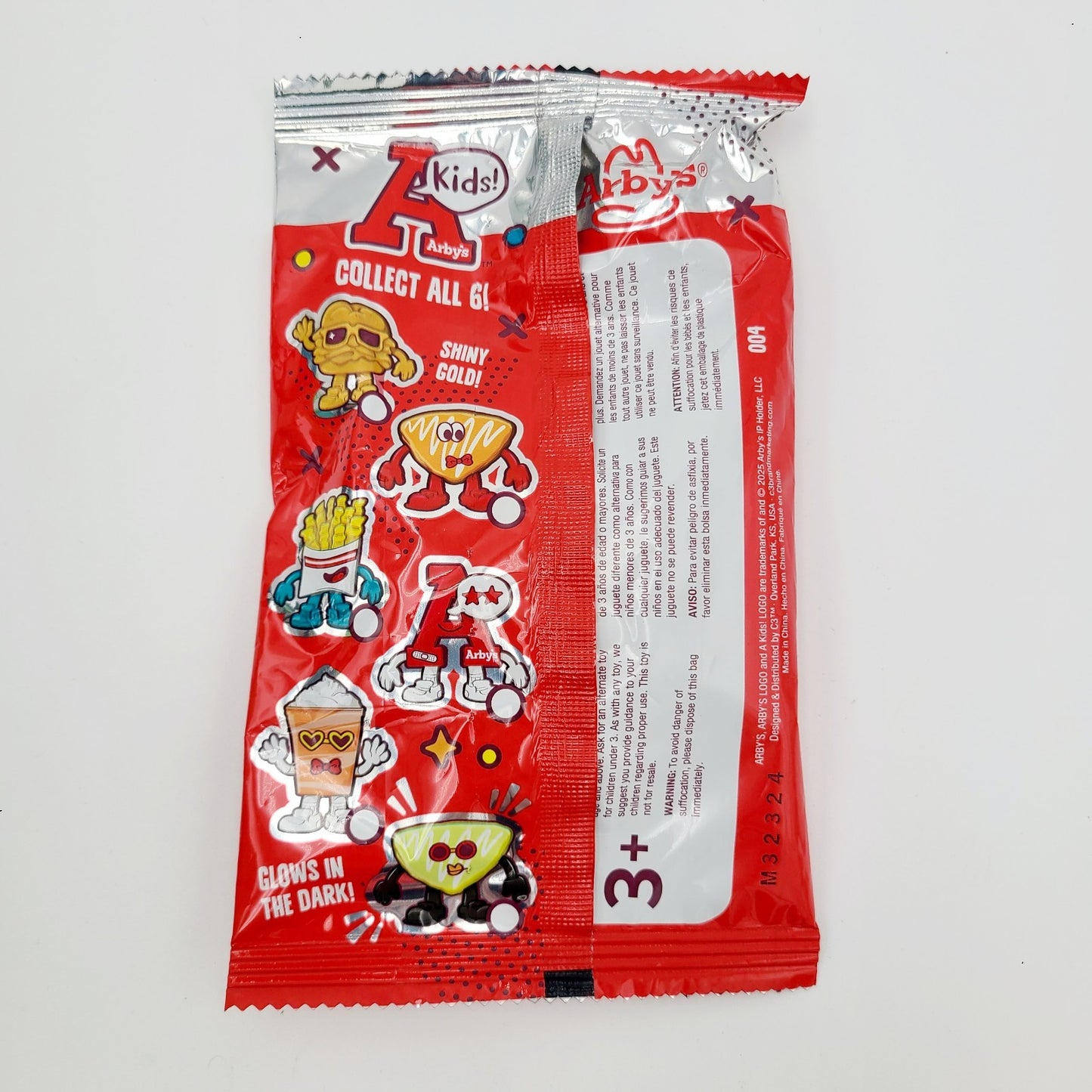 *2x* Arby's 2025 Squad Kids Meal Toy, New In Bag. Includes 1 Figure & Stickers