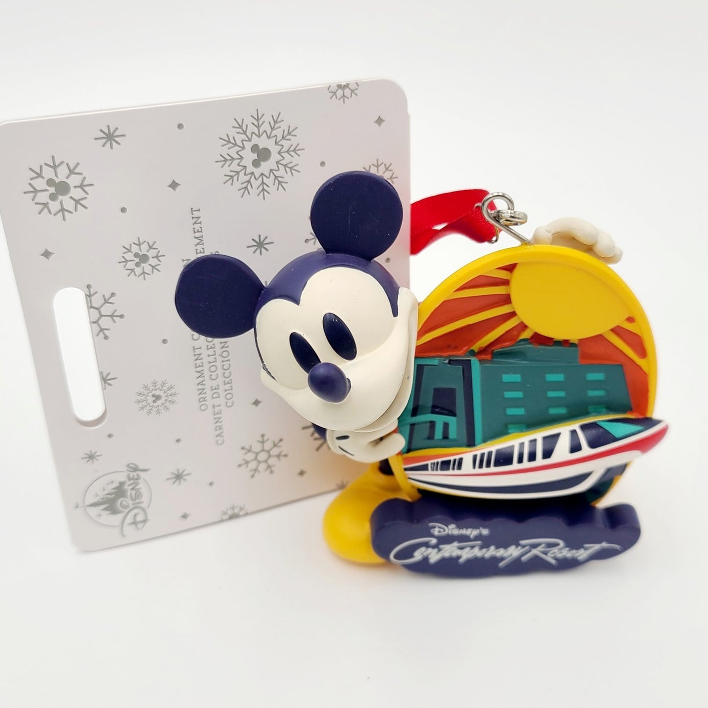 2025 Disney World Parks Contemporary Resort Monorail Mickey Mouse Ornament New