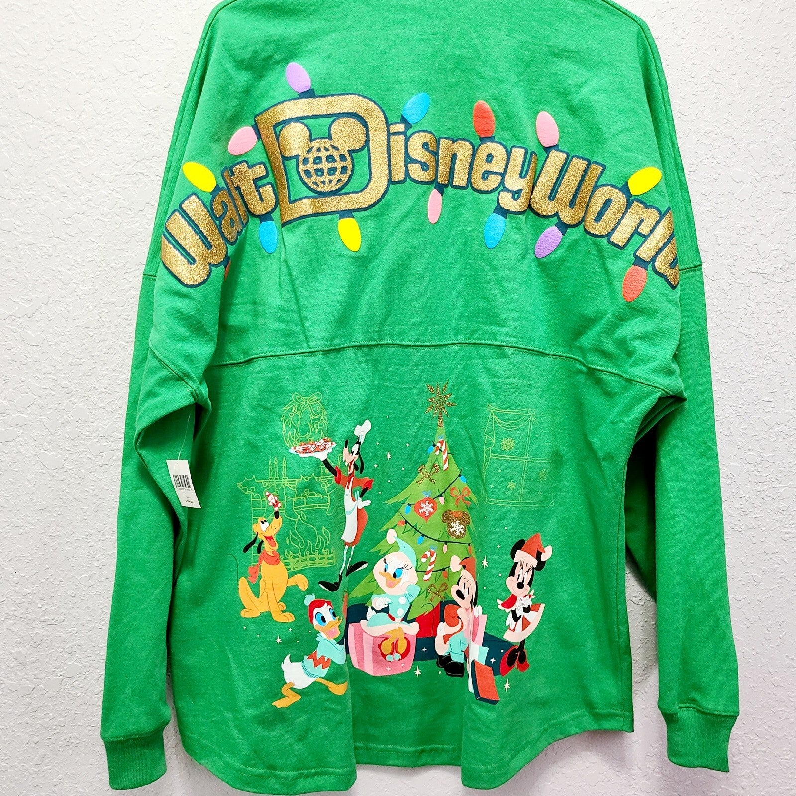 LARGE Disney Park 2023 Classics Christmas Holiday Mickey & Friends Spirit Jersey