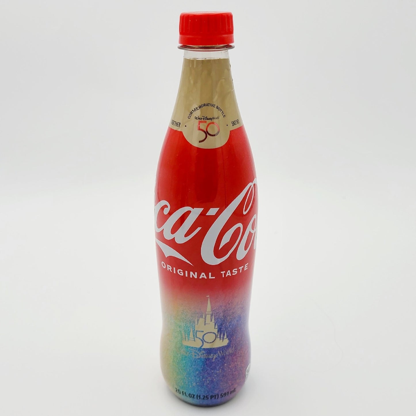 Walt Disney World Parks 50th Anniversary Coke Coca Cola Commemorative Bottle Set