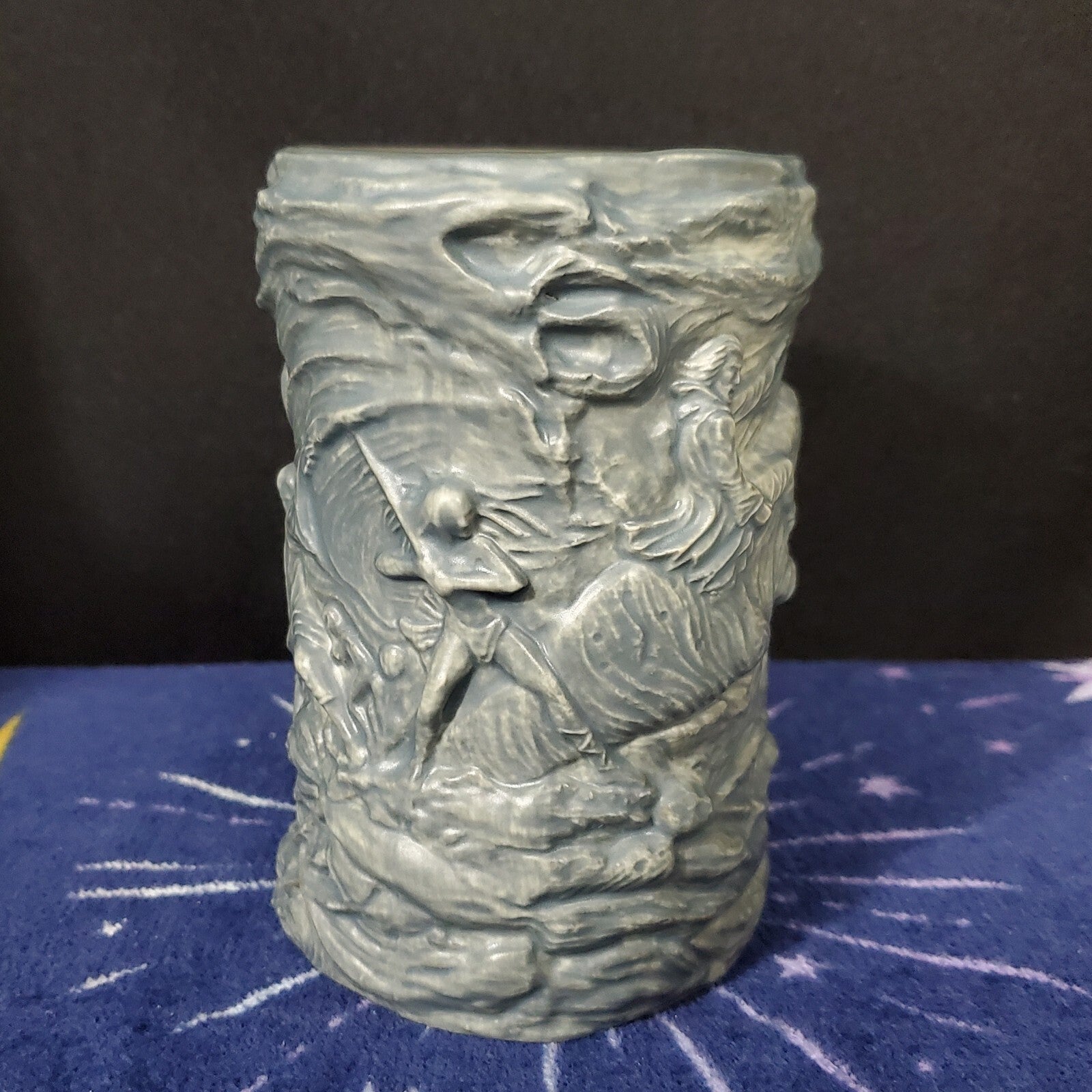2022 Disney Parks Star Wars Galaxy’s Edge Dok Jedi Battle Scene Sculpture Mug