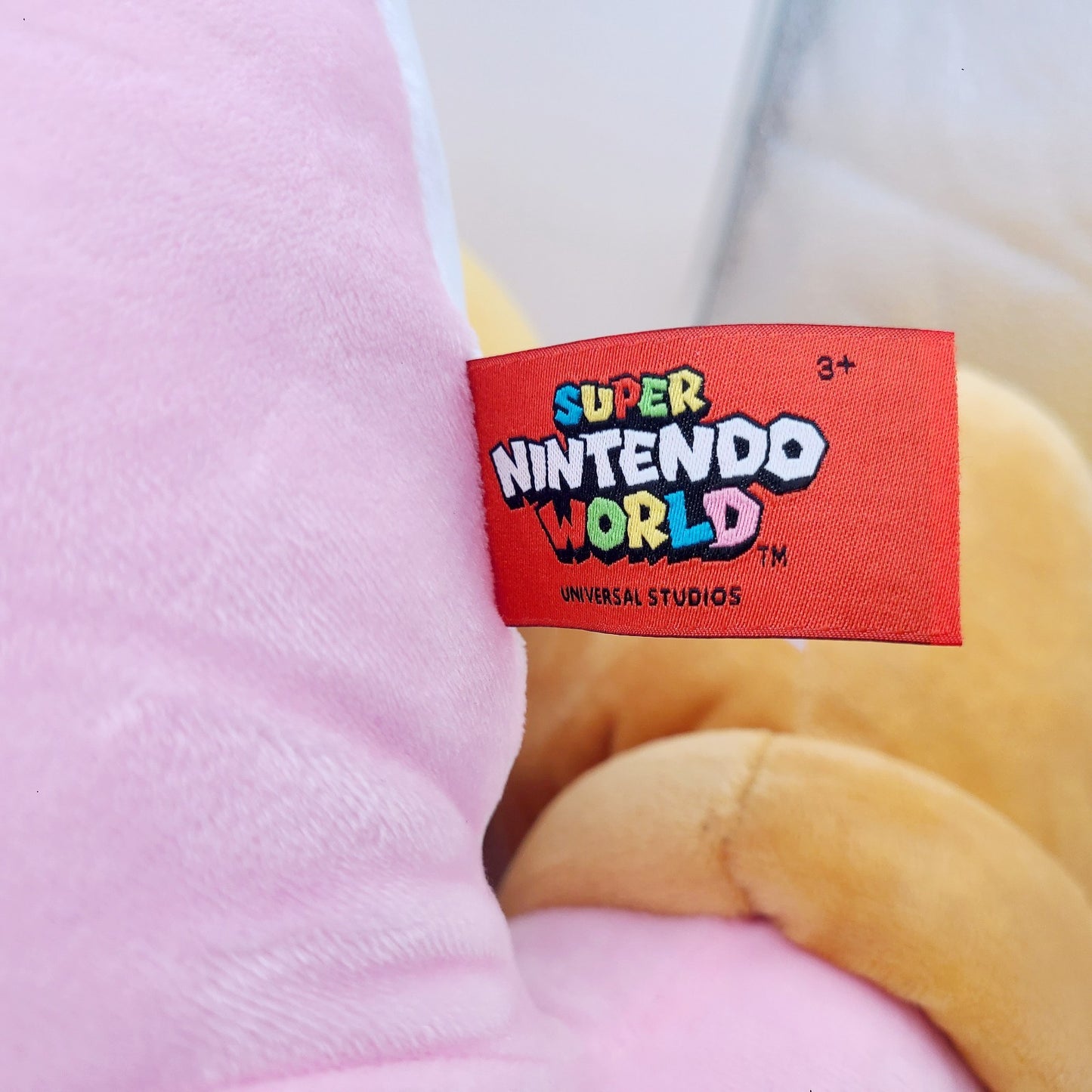 LARGE Yoshi Nintendo World Sleeping Plush Cushion Pillow Pink Universal Epic 38"
