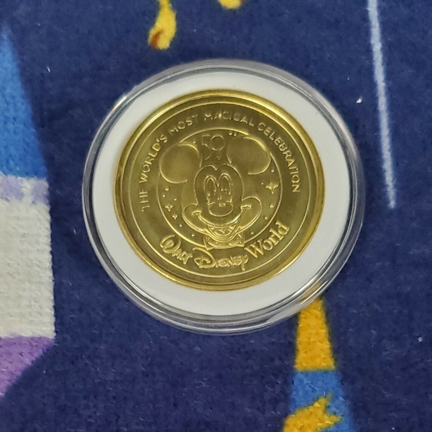 *Bambi* Walt Disney World Park 50th Anniversary 1.5" Commemorative Coin in case