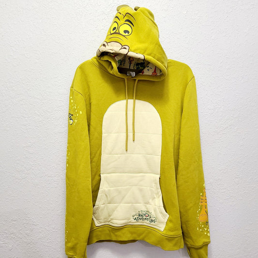 MEDIUM Disney Parks 2025 Tiana’s Bayou Adventure Louis The Alligator Hoodie NEW