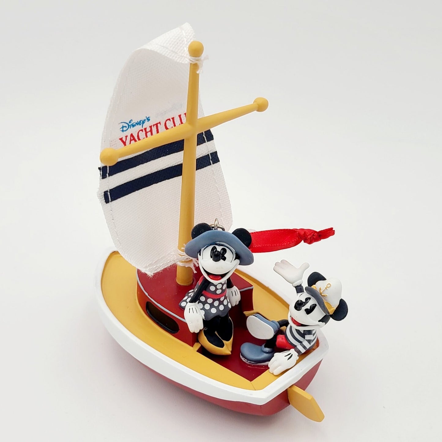NEW Disney Parks WDW Yacht Club Resort Mickey Minnie Christmas Ornament 2024