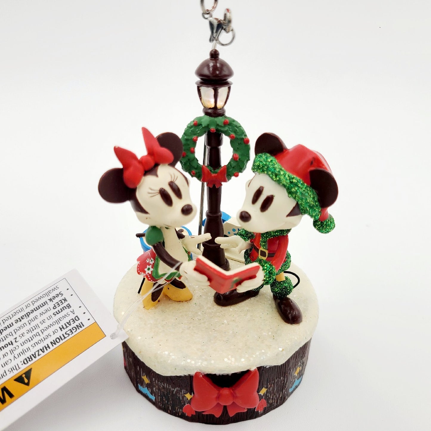 Disney Parks EPCOT World Showcase Germany Mickey & Minnie Ornament Lamp Post NEW