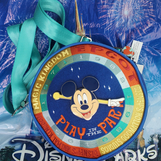 Disney Harvey’s Play in Park Crossbody Purse Bag Mickey Magic Kingdom Seat Belt