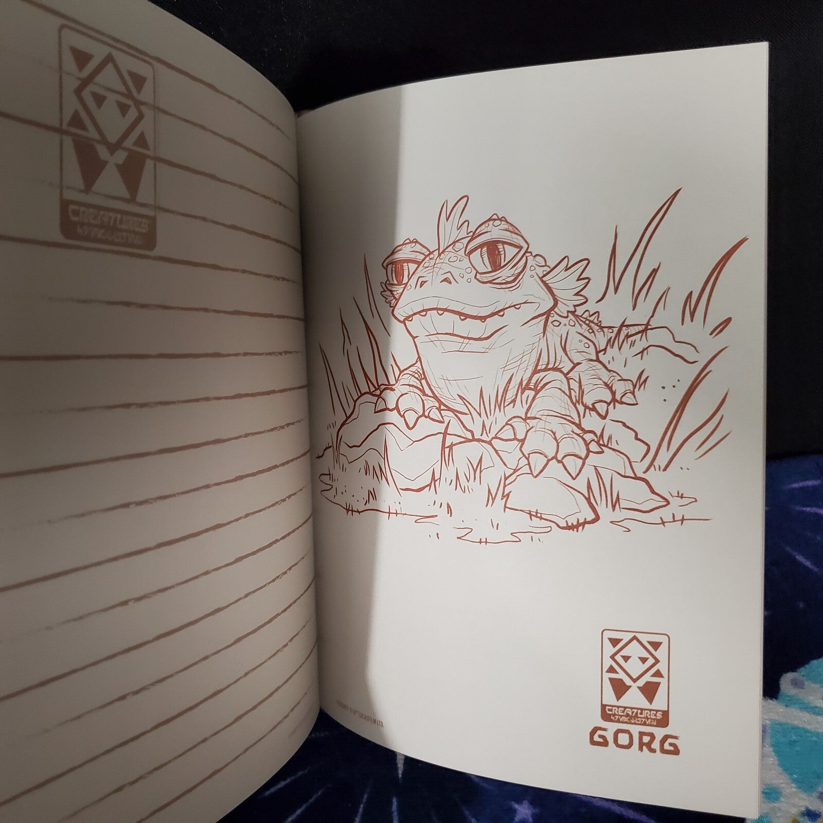Disney Parks Creatures Notebook Journal Book Star Wars Galaxy's Edge Bantha Gorg