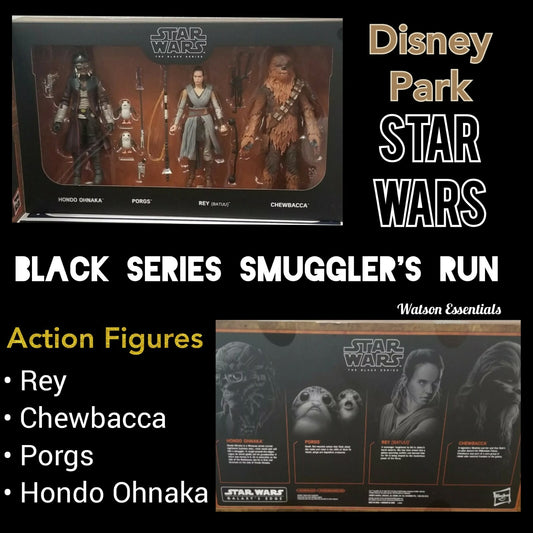 Disney Parks Star Wars Galaxy’s Edge Black Series Action Figures Smuggler’s Run
