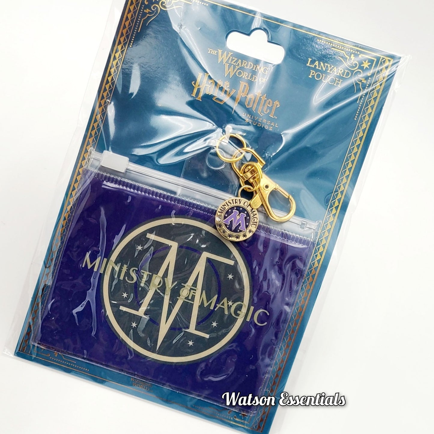 *Lanyard Pouch* Universal EPIC Universe Harry Potter Ministry Of Magic Keychain