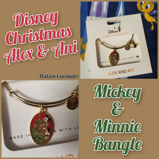 Disney Parks 2019 Mickey's Very Merry Christmas Party Alex & Ani Bangle MVMCP