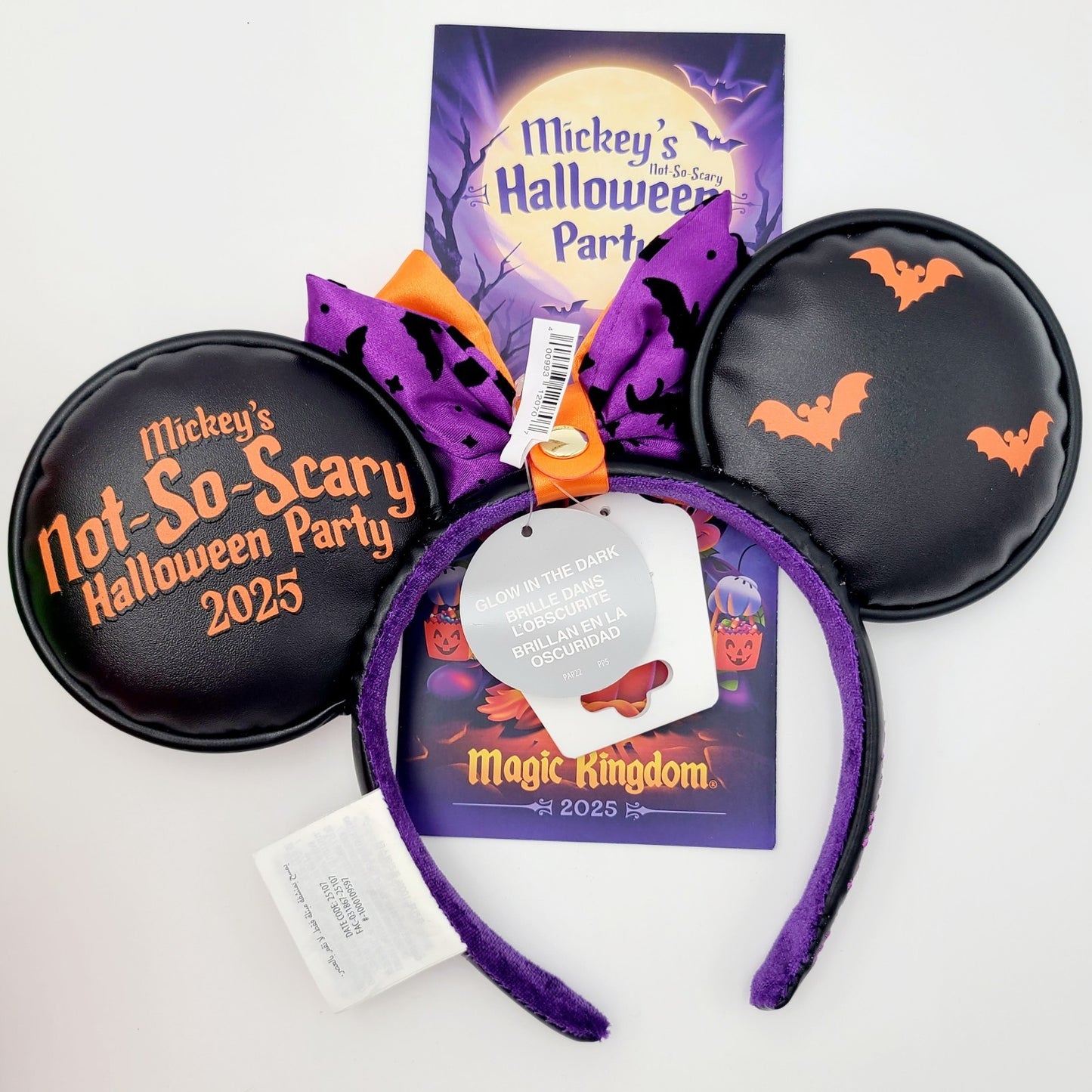 2025 Disney Park Mickeys Not So Scary Halloween Party Castle Ear Headband MNSSHP