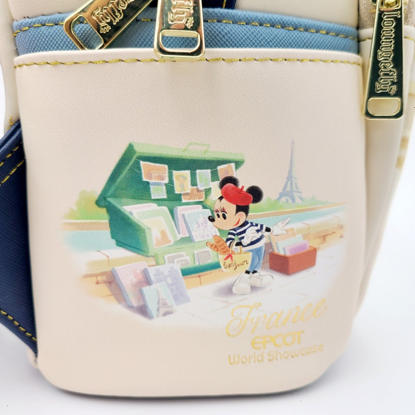 NEW Disney Parks EPCOT France Minnie Mouse La Vie En Rose Loungefly Backpack