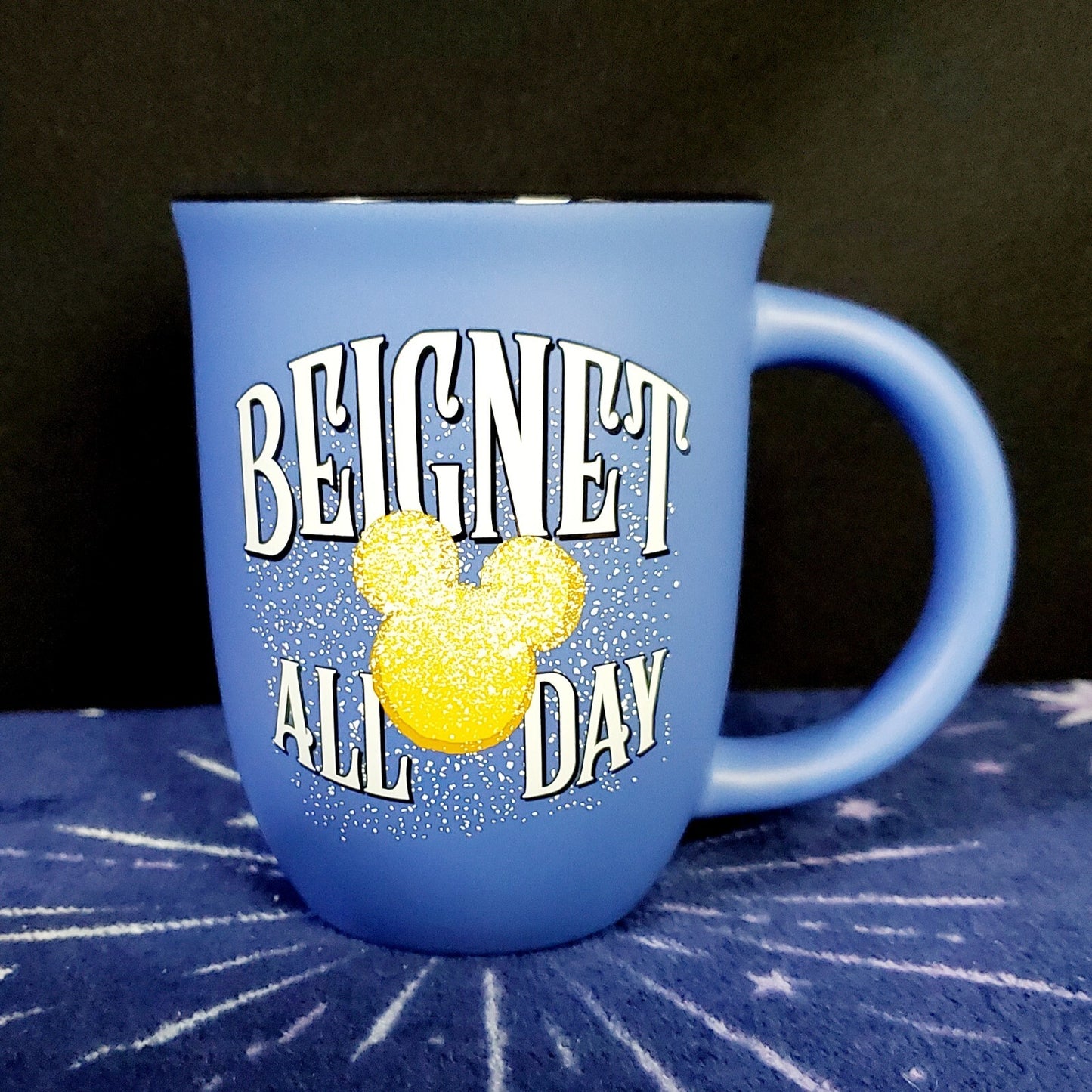 2022 Disney Parks Port Orleans French Quarter Beignet All Day Ceramic Coffee Mug