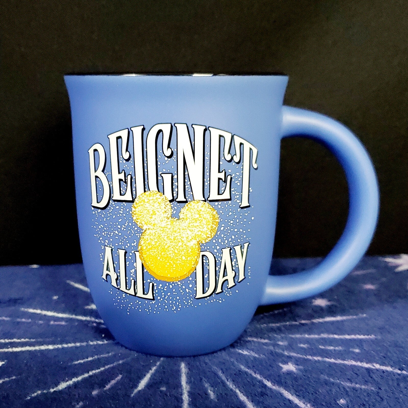 2022 Disney Parks Port Orleans French Quarter Beignet All Day Ceramic Coffee Mug