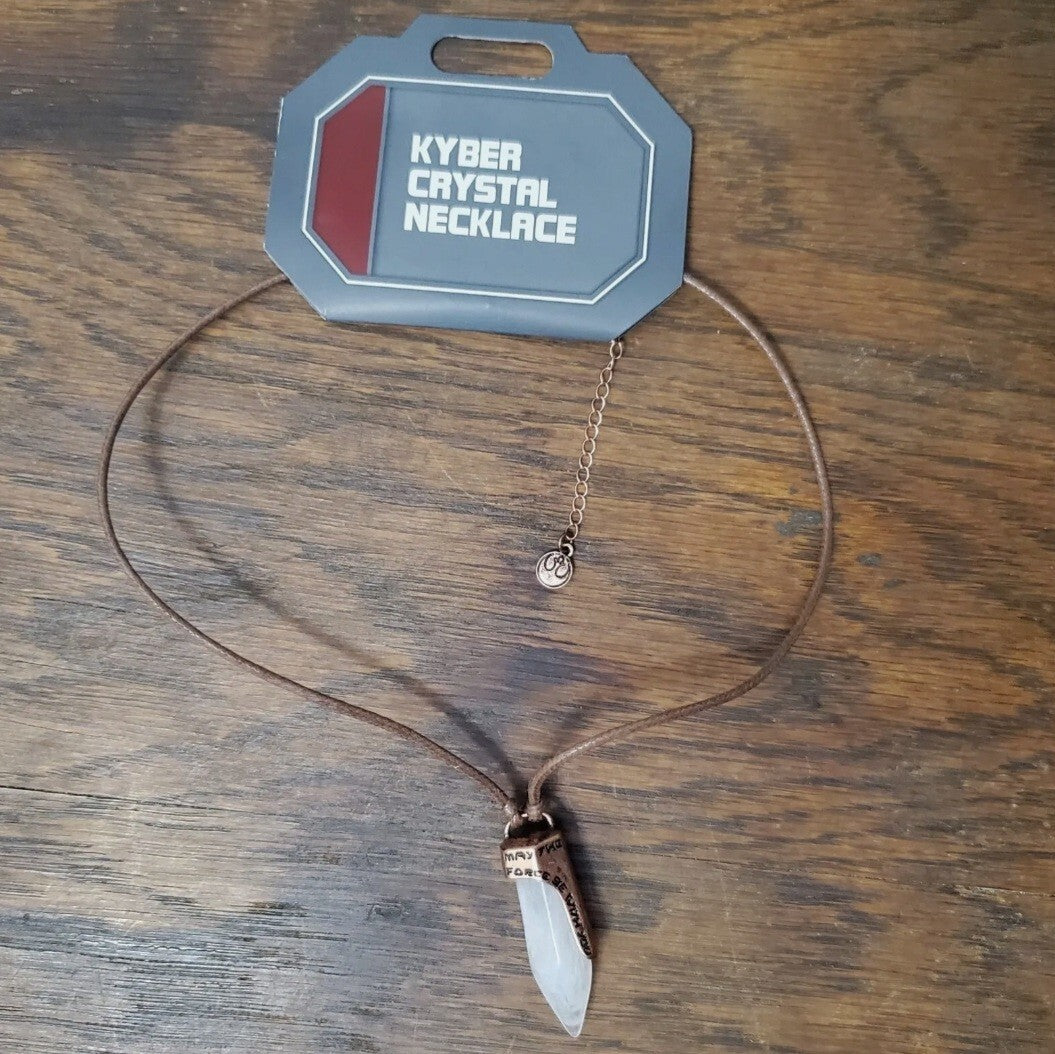 *4 Pc Kyber Crystal Necklace Set* Disney Star Wars Galaxy’s Edge Black Red White