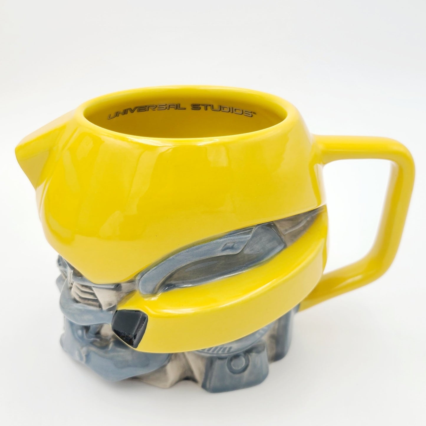 2025 Universal Studios Park Bumblebee Sculpted Head Coffee Mug Transformers NEW