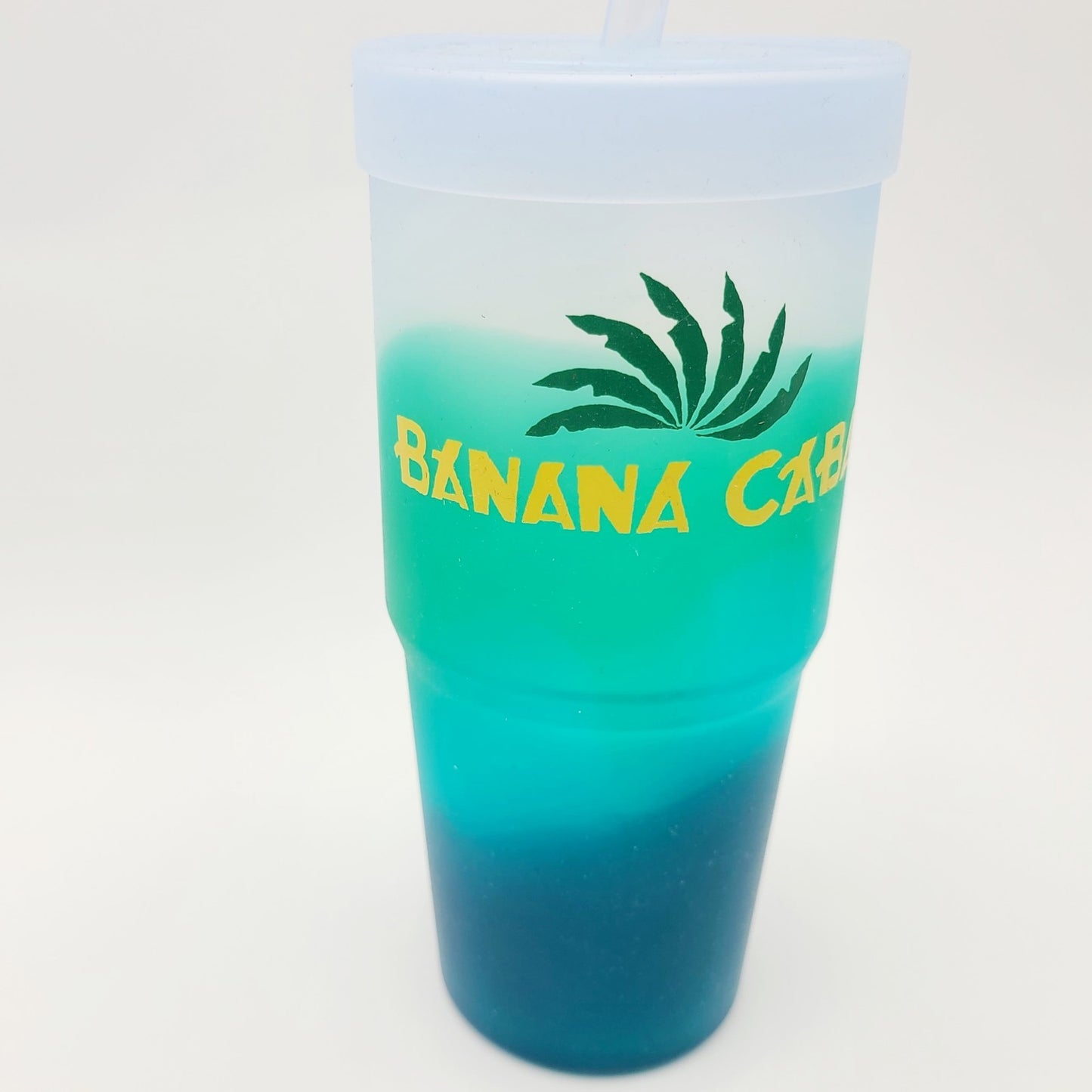 (1) Disney Park Caribbean Beach Resort Banana Cabana Silicone Tumbler Silipint