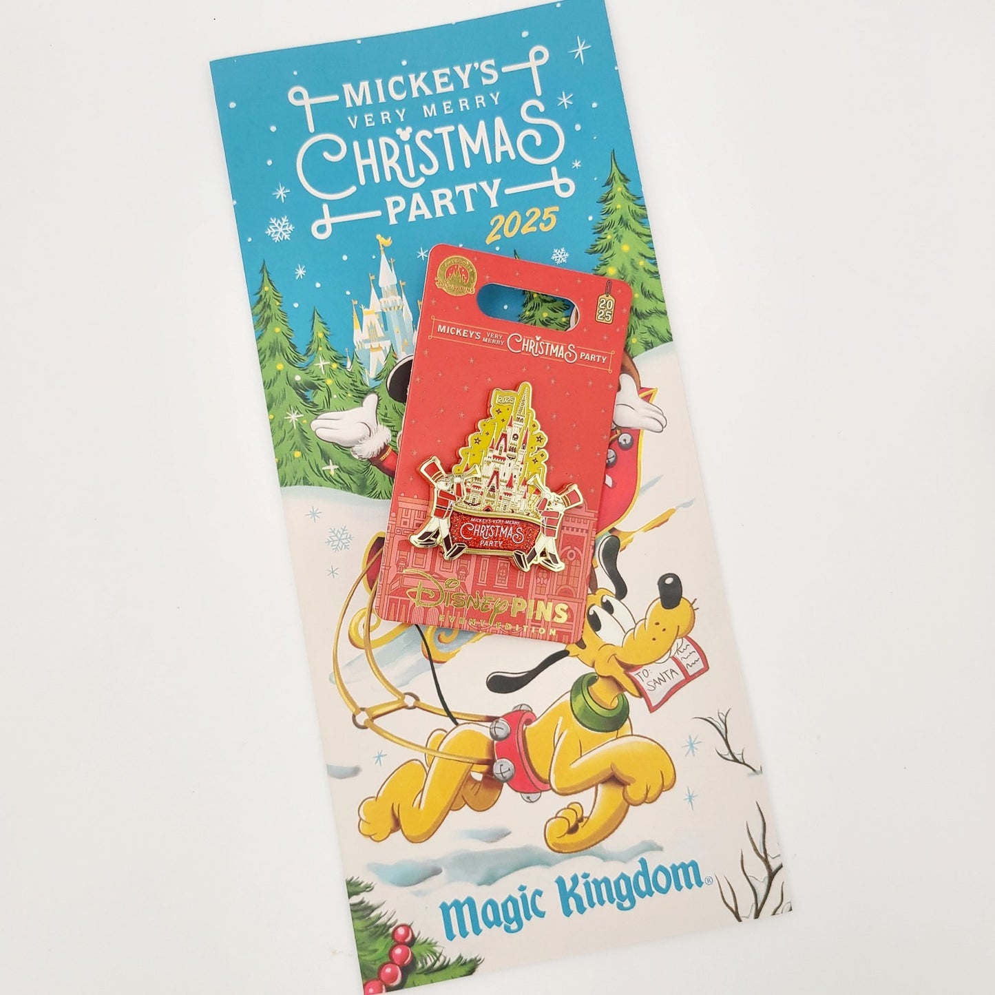 2025 Disney Parks Mickey’s Very Merry Christmas Party Castle Toy Soldiers Pin LE