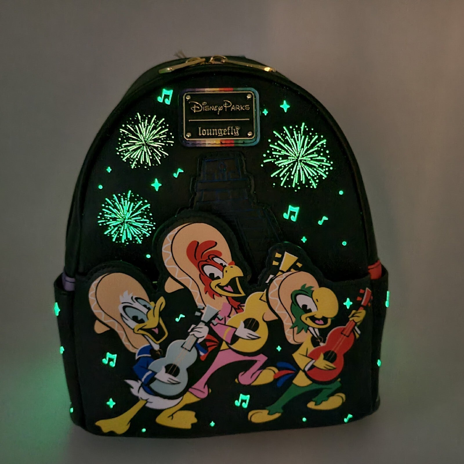 2024 Disney World Parks Epcot Mexico Three Caballeros Donald Loungefly Backpack