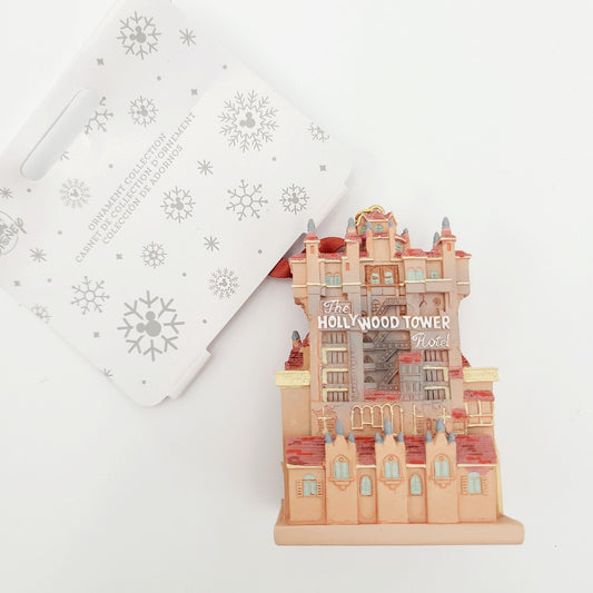 2024 Disney Park Hollywood Studios Tower Of Terror Miniature Ornament Mickey NEW