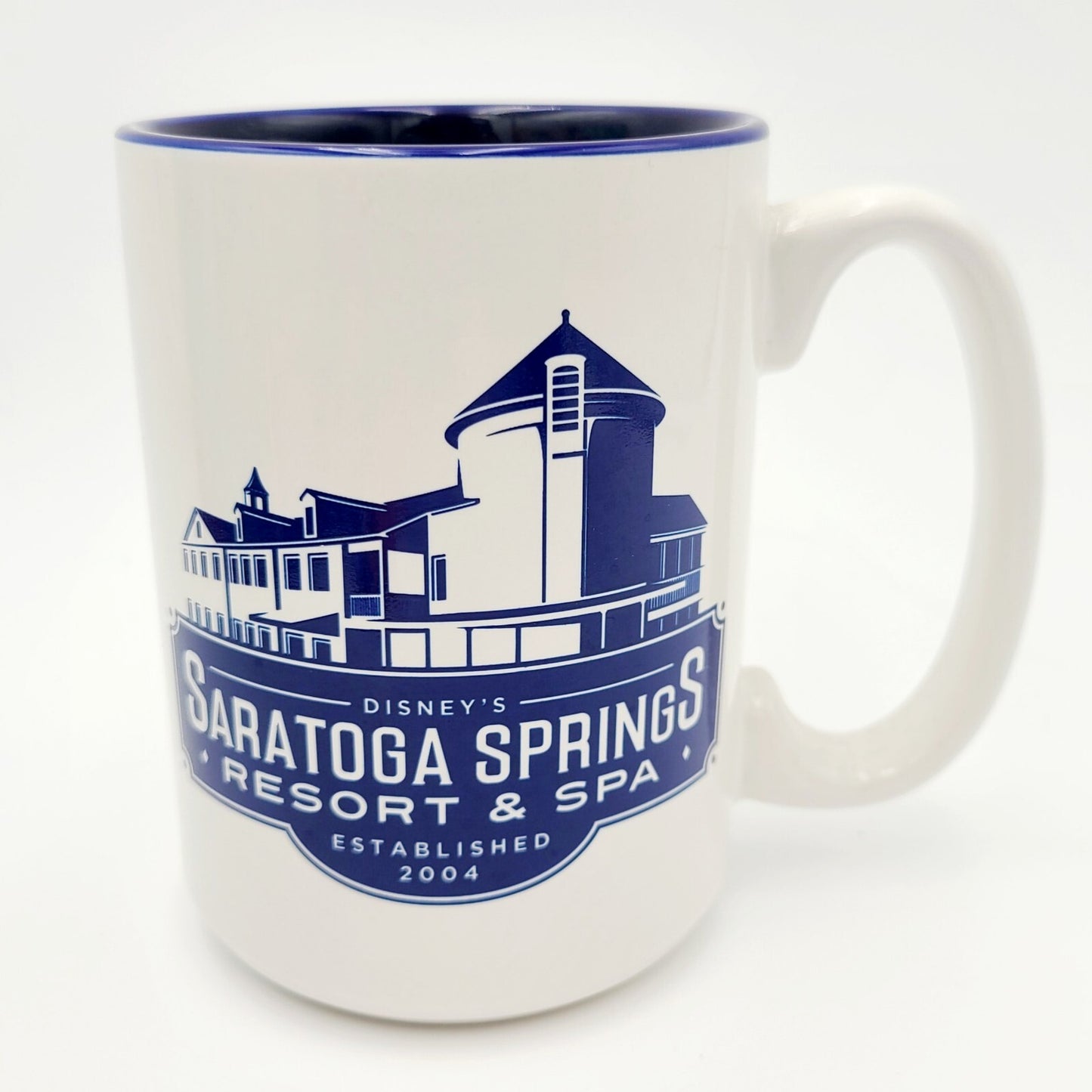 RARE Disney Parks Exclusive Saratoga Springs Resort & Spa Ceramic Mug HTF NEW