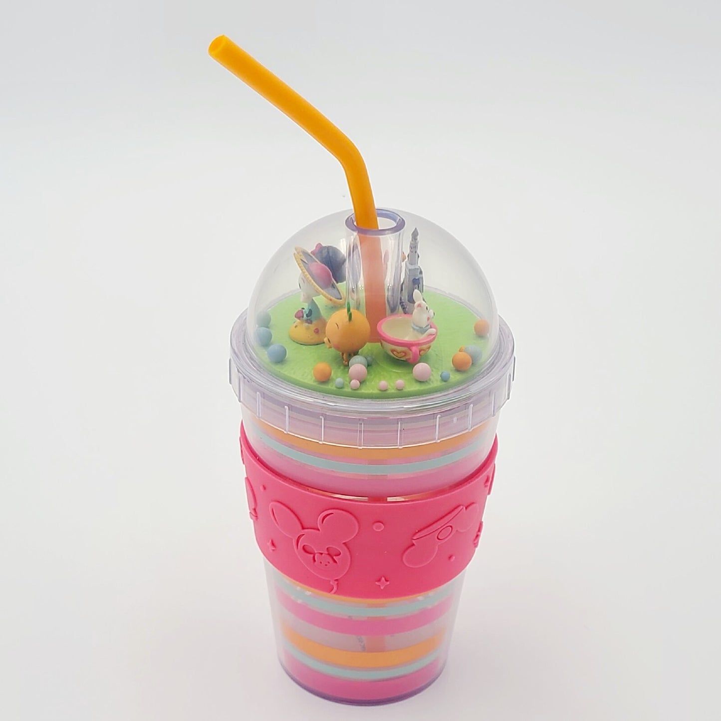 Disney Parks Kingdom of Cute Tumbler Cup Orange Bird Castle Tiki Jerrod Maruyama