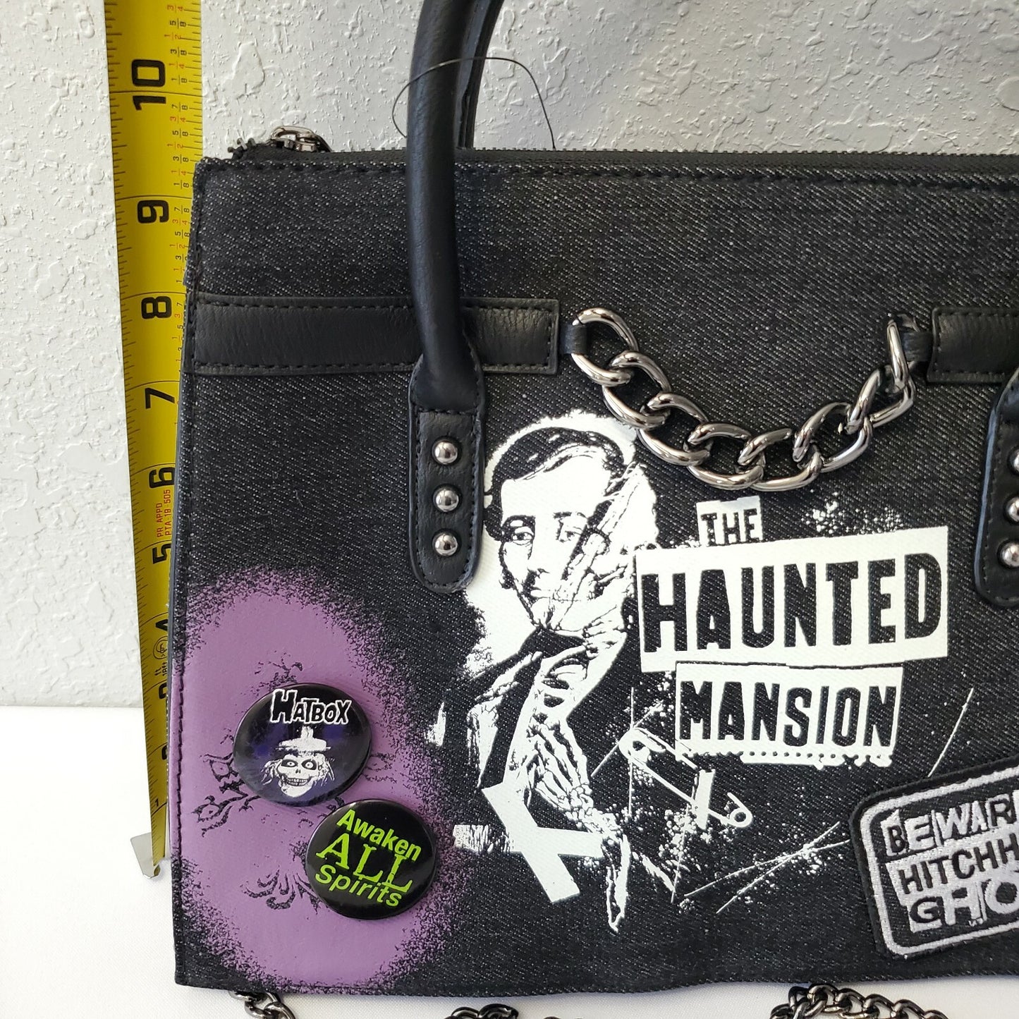 NEW Walt Disney World Park Loungefly Haunted Mansion Satchel Purse Crossbody Bag