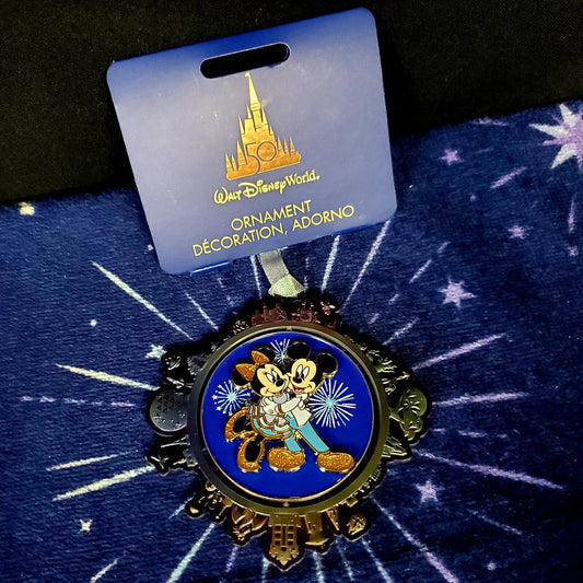 2023 Disney World 50th Anniversary 4 Parks Mickey Spinner Grand Finale Ornament