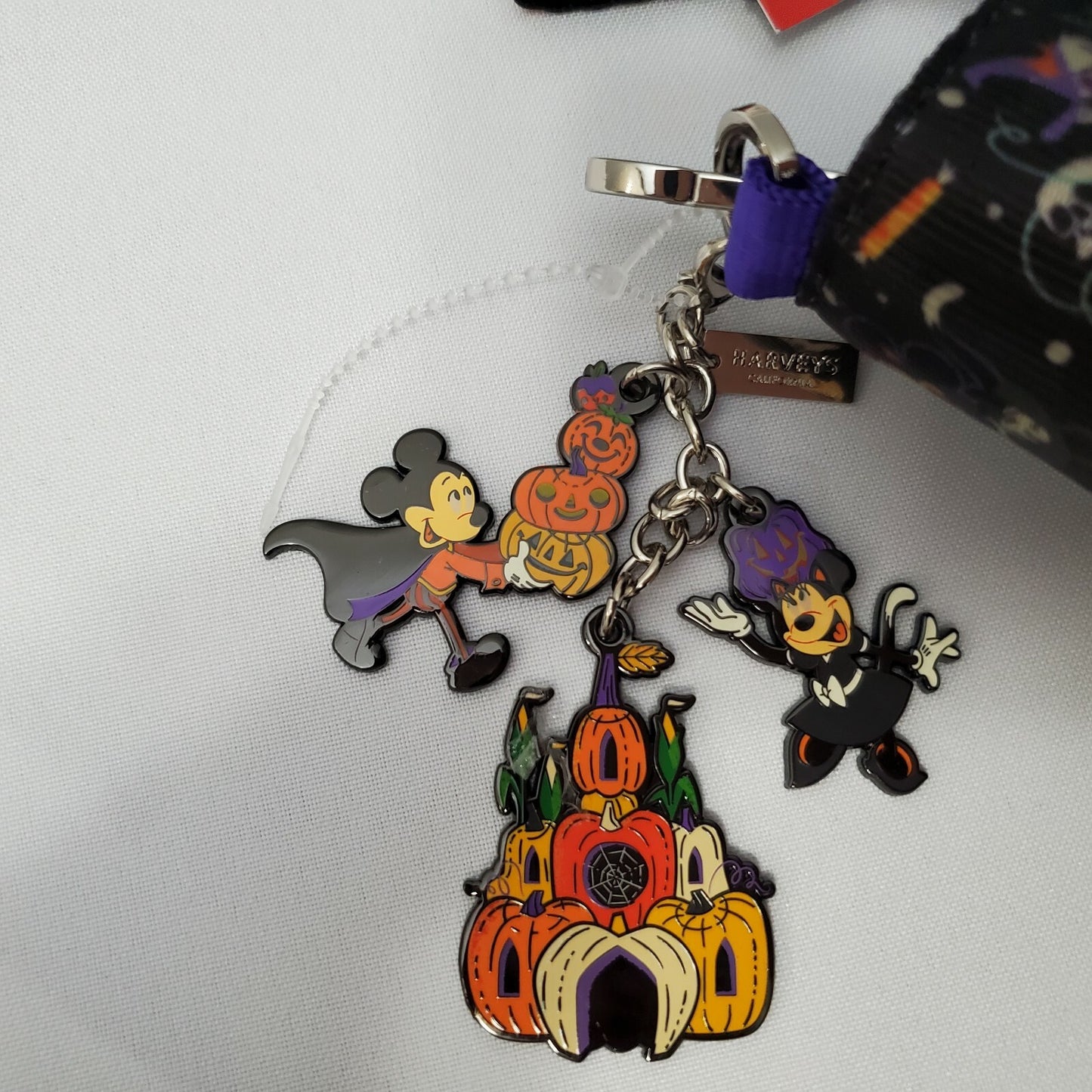 2021 Disney Parks Harveys Halloween Mickey Tote Bag Pumpkin Castle Seat Belt WDW