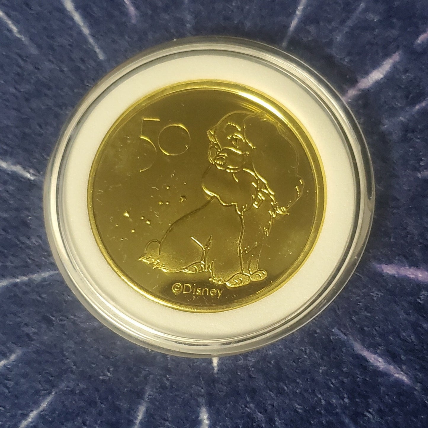 *Lady Dog* Walt Disney World Park 50th Anniversary 1.5" Commemorative Coin