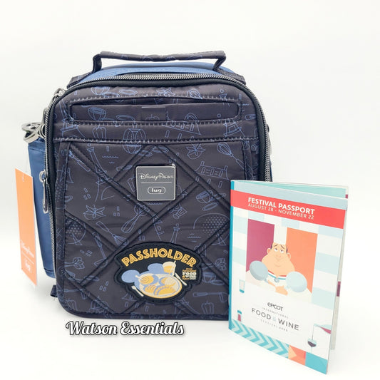 2025 Disney Parks Bag Crossbody Lug Flapper EPCOT Food Wine Festival Passholder