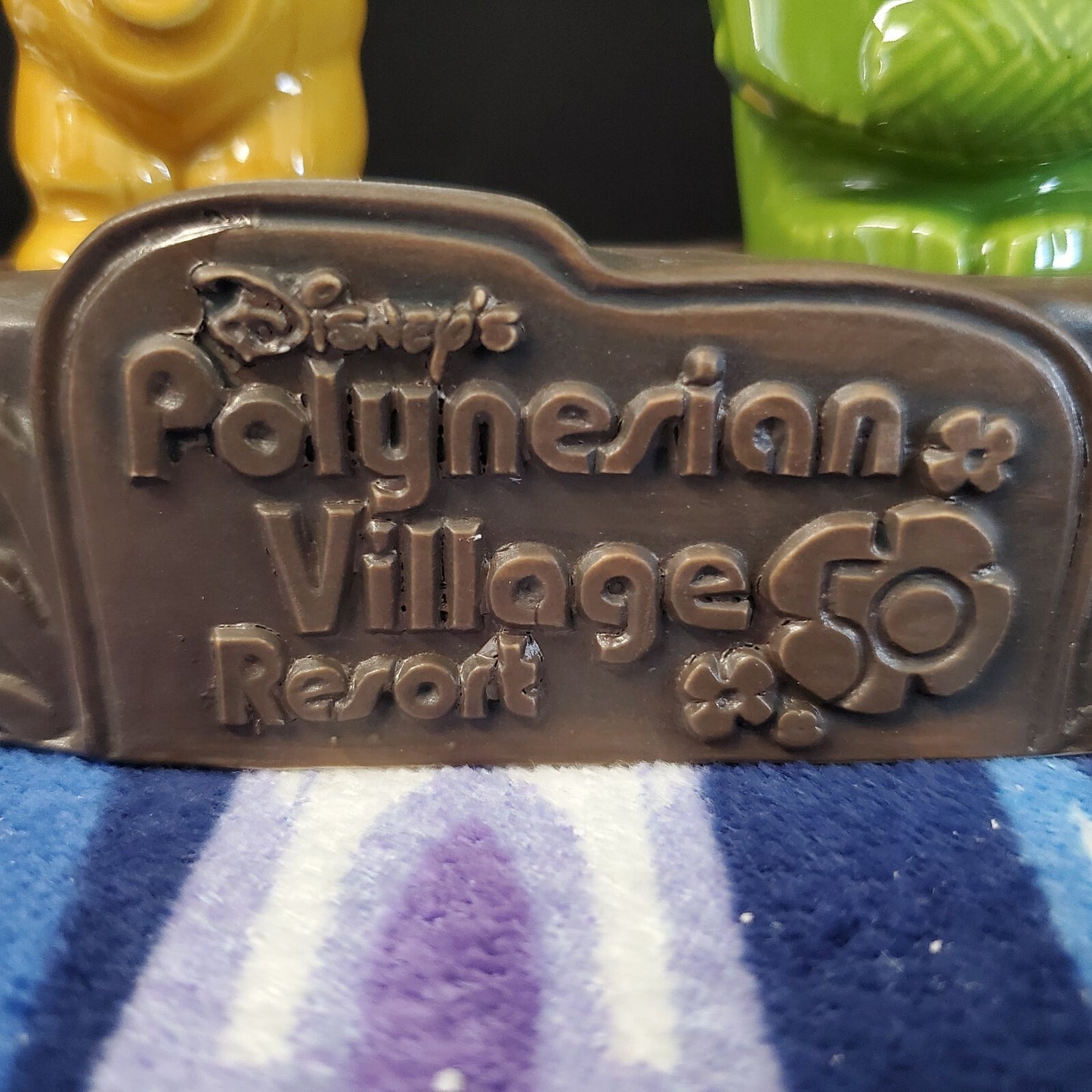 Walt Disney World Polynesian Resort 50th Anniversary Tiki Salt & Pepper Set NEW