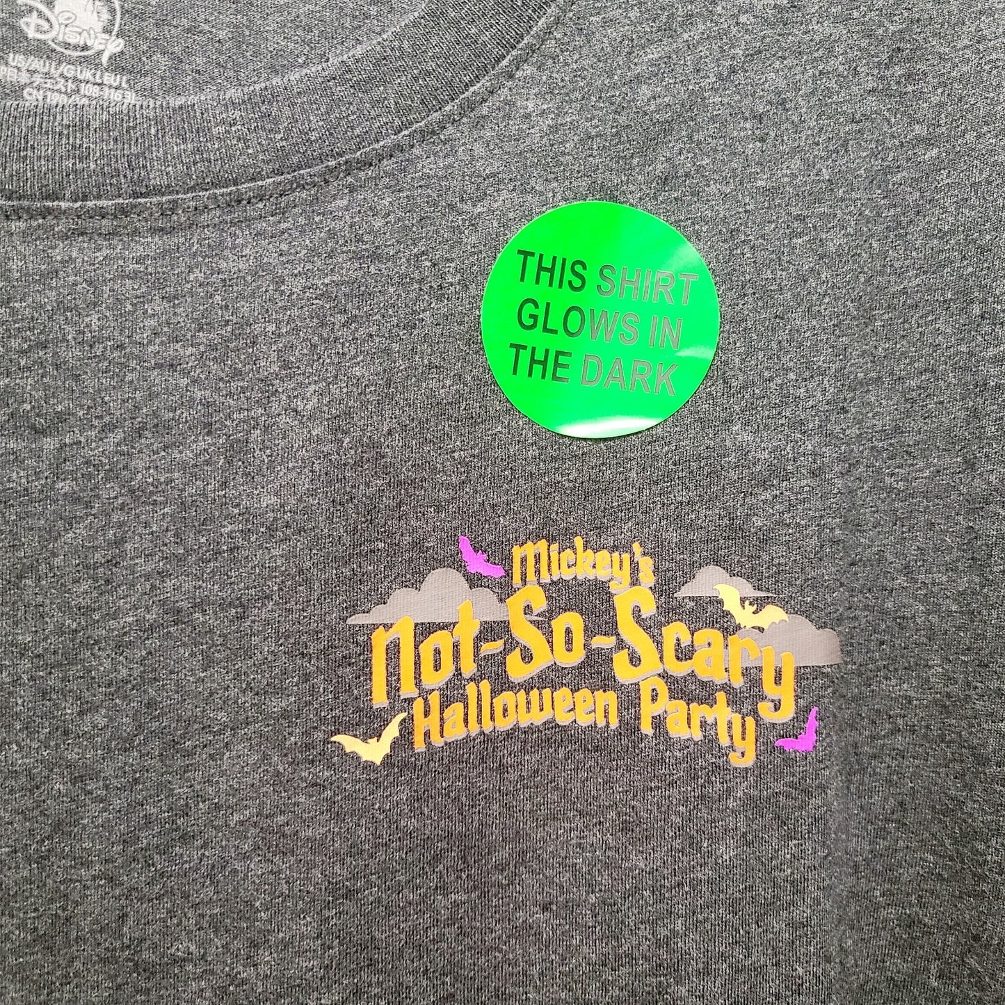 LARGE 2025 Disney Parks Mickey Not So Scary Halloween Party Passholder AP Shirt