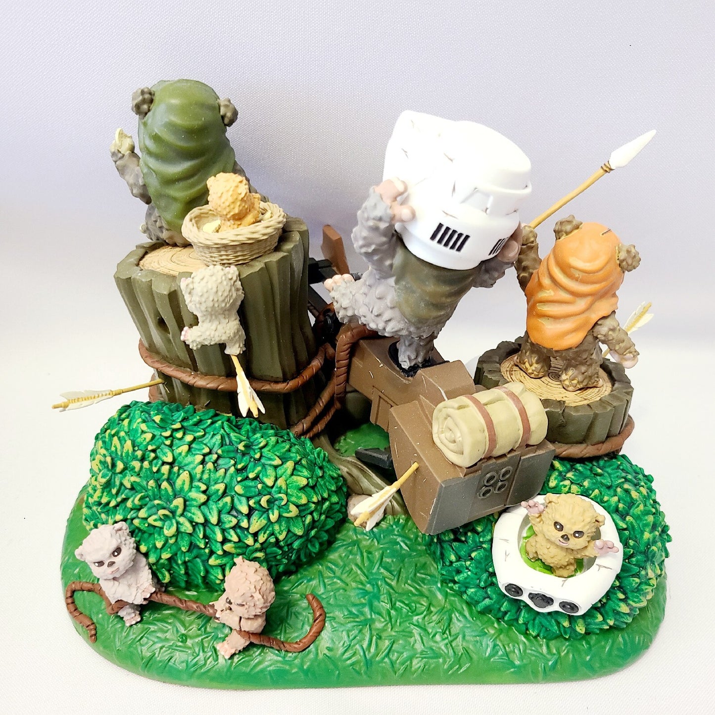 Disney Parks Star Wars Return  Jedi 40th Anniv Ewoks Collectible Figurine Ewok