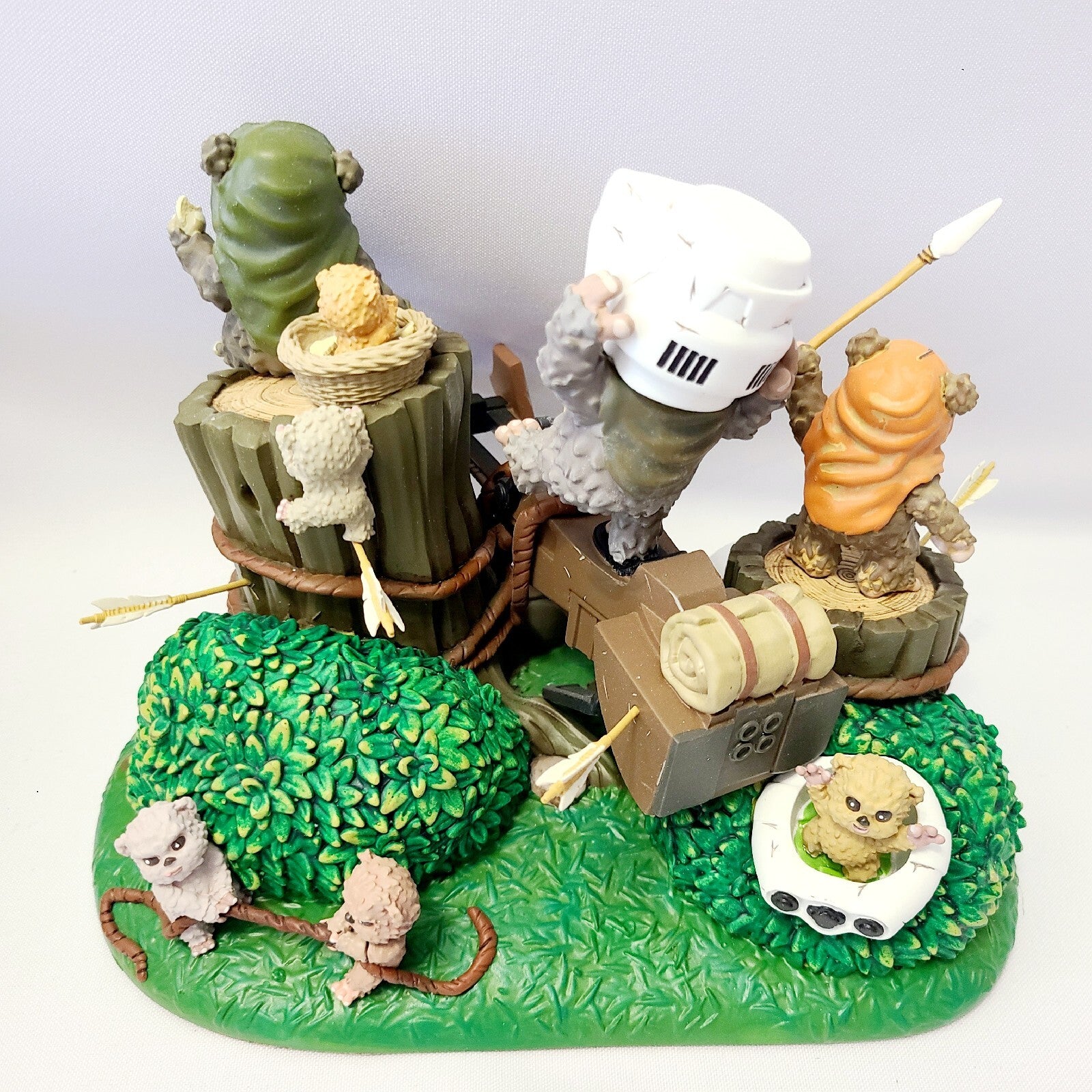 Disney Parks Star Wars Return  Jedi 40th Anniv Ewoks Collectible Figurine Ewok