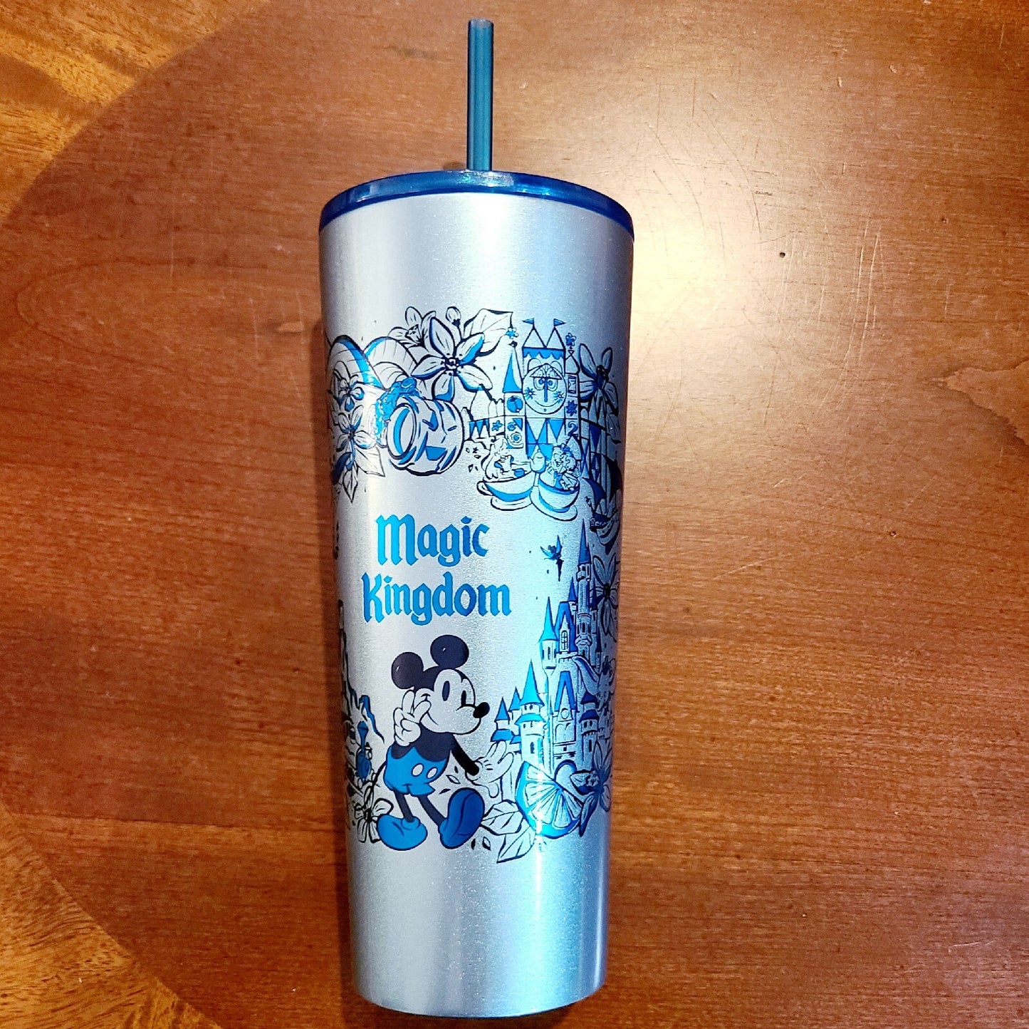 Walt Disney World 4 Park Starbucks Tumbler Magic Kingdom EPCOT Hollywood Animal