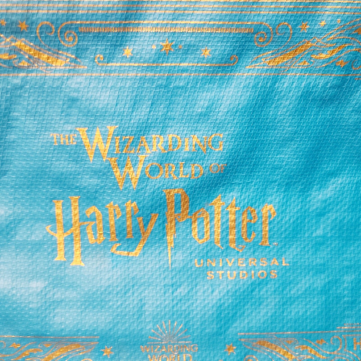 *2 Reusable Bag Set* Studios Wizarding World of Harry Potter Tote Gift Bag NEW