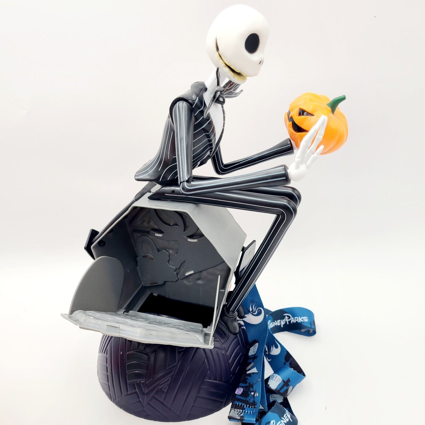 Disney Parks Jack Skellington Popcorn Bucket & Mayor Sipper Halloween Party set