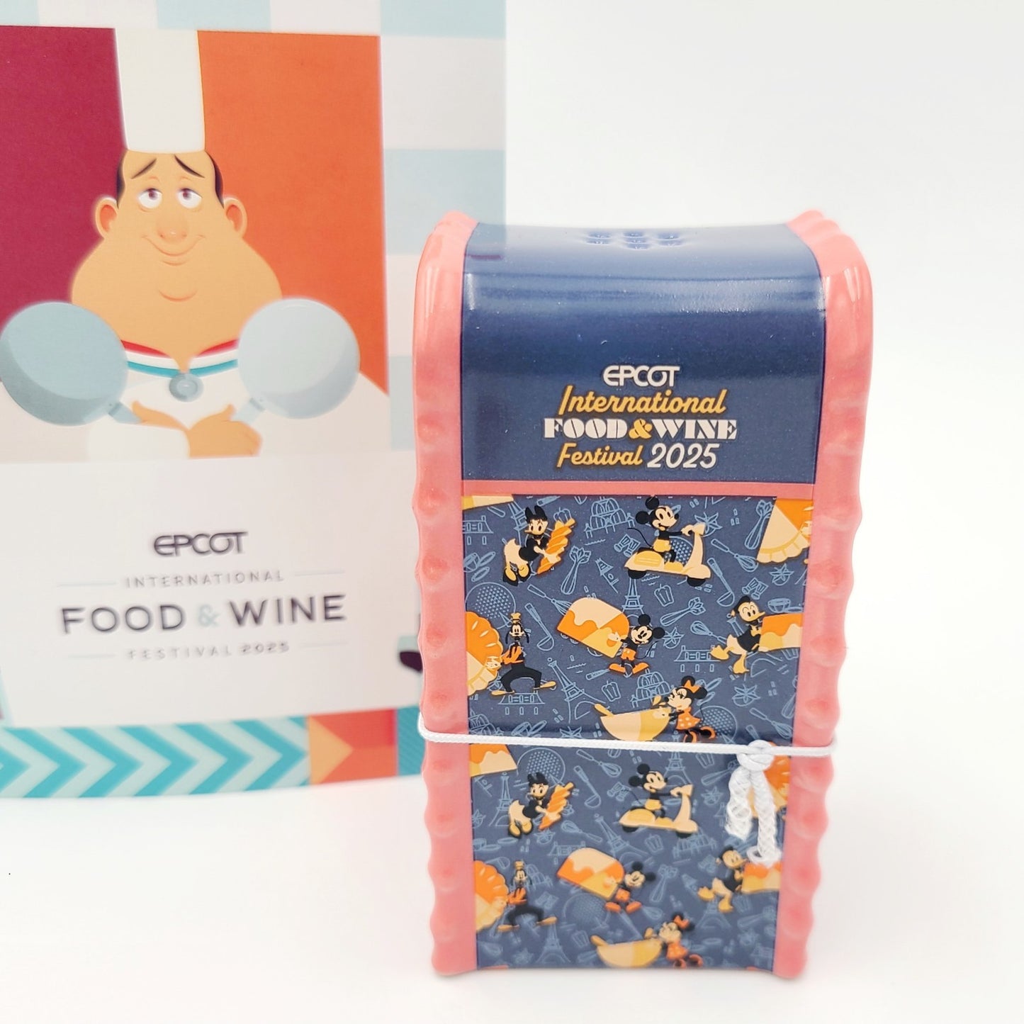 2025 Disney Parks EPCOT Food & Wine Mickey Minnie Mouse Salt & Pepper Shaker New
