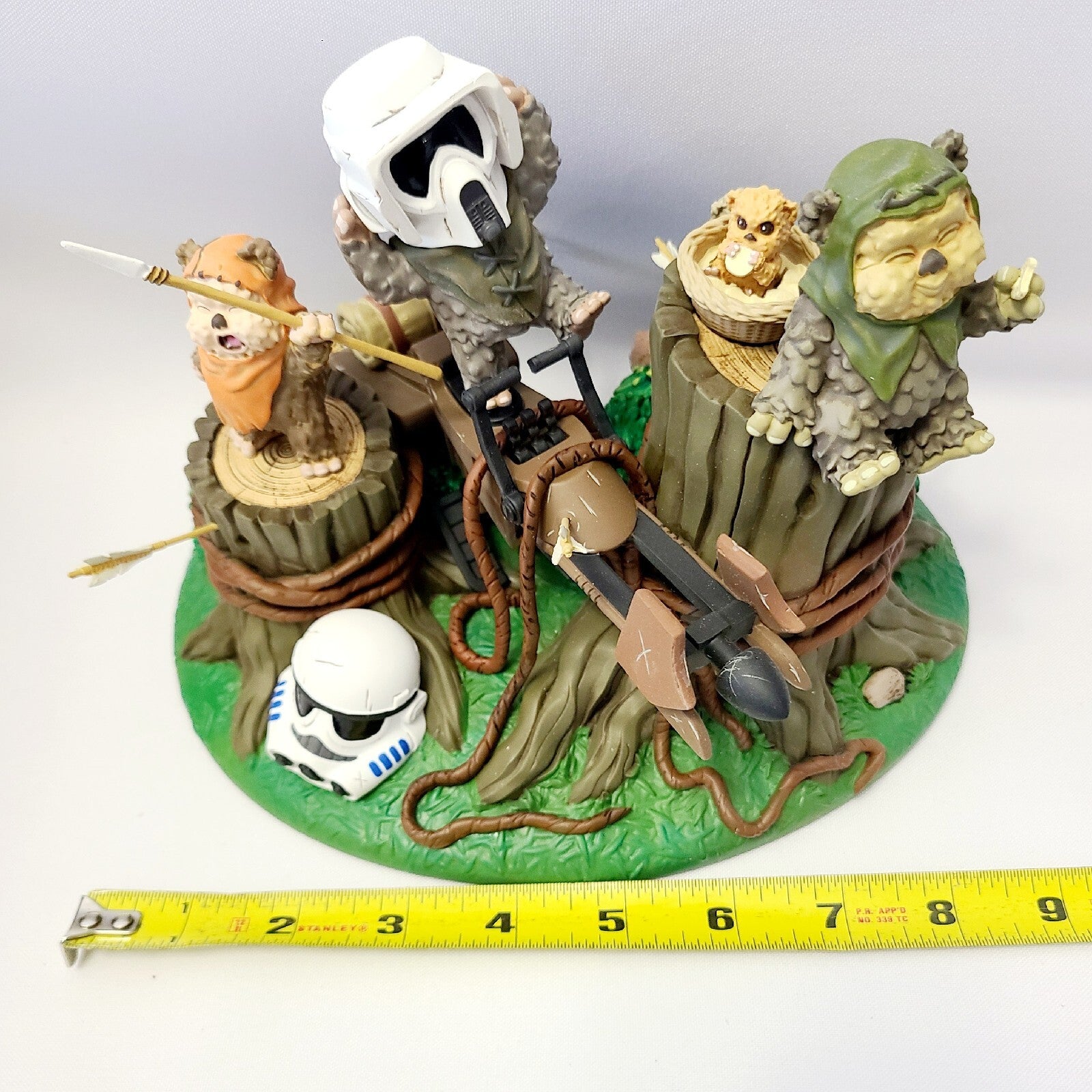 Disney Parks Star Wars Return  Jedi 40th Anniv Ewoks Collectible Figurine Ewok