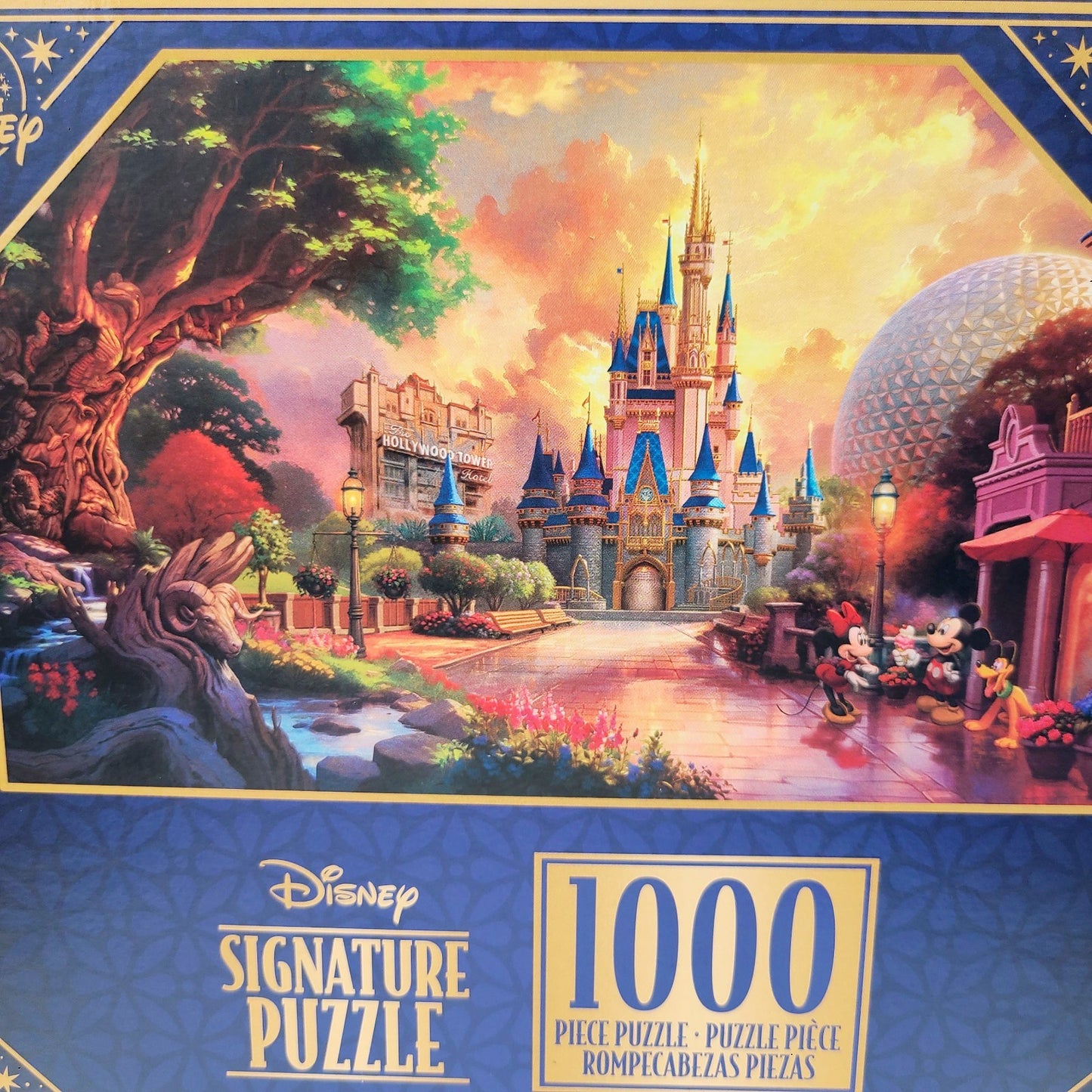 2025 Disney Signature Walt Disney World Four Parks One World 1000 Piece Puzzle