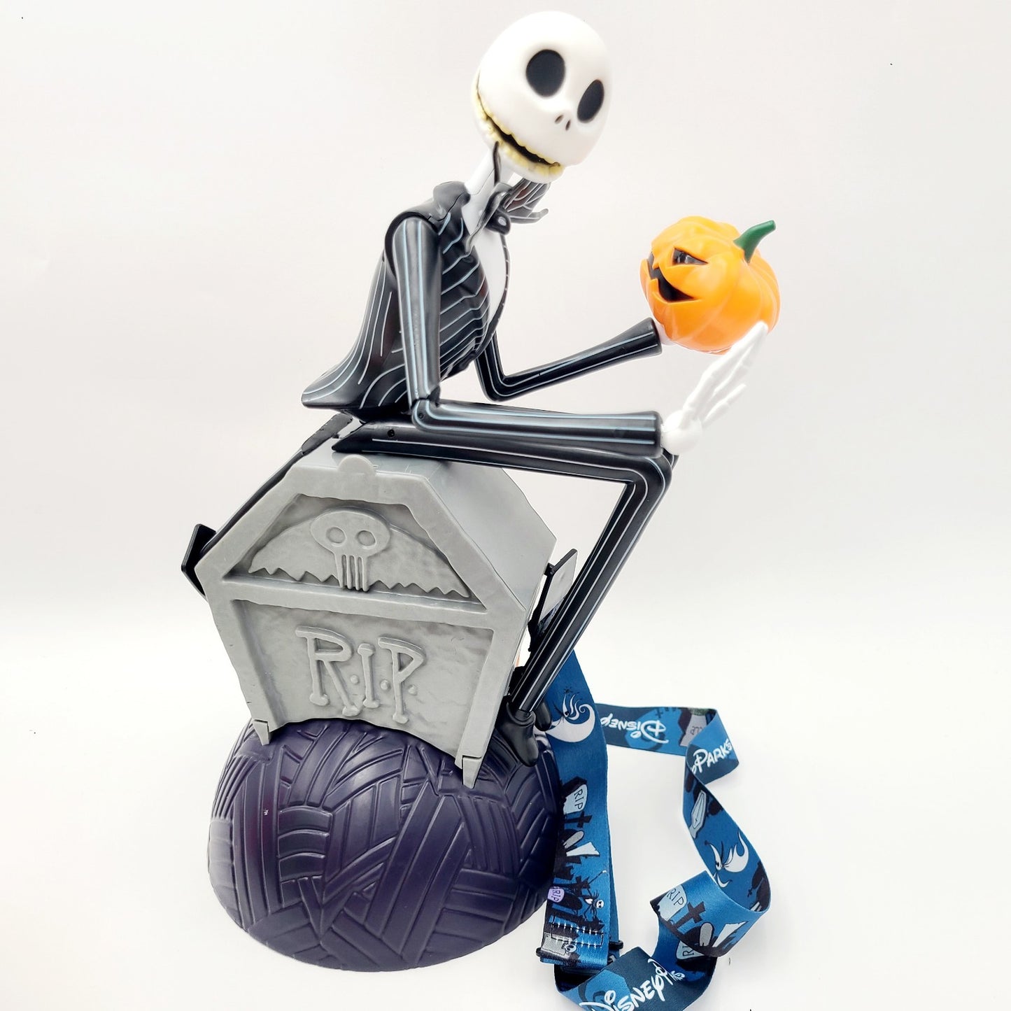 Disney Parks Jack Skellington Popcorn Bucket & Mayor Sipper Halloween Party set