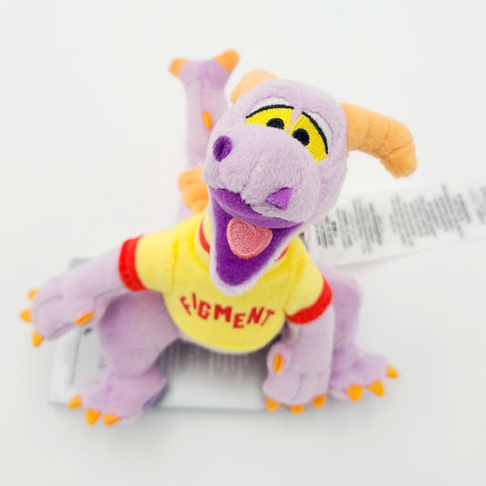 2023 Disney Parks Exclusive EPCOT Mini Figment Shoulder Pal Magnet Plush NEW