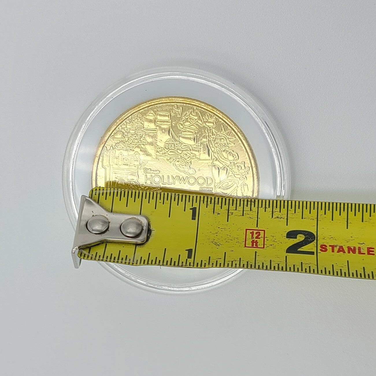 *Stitch Coin* Disney World Park Tower of Terror Golden Color Metal Medallion WDW