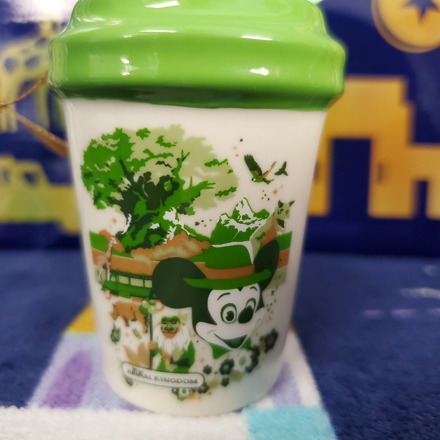 *Animal Kingdom Starbucks Set Disney World 50th Anniversary Tumbler Ornament Pin