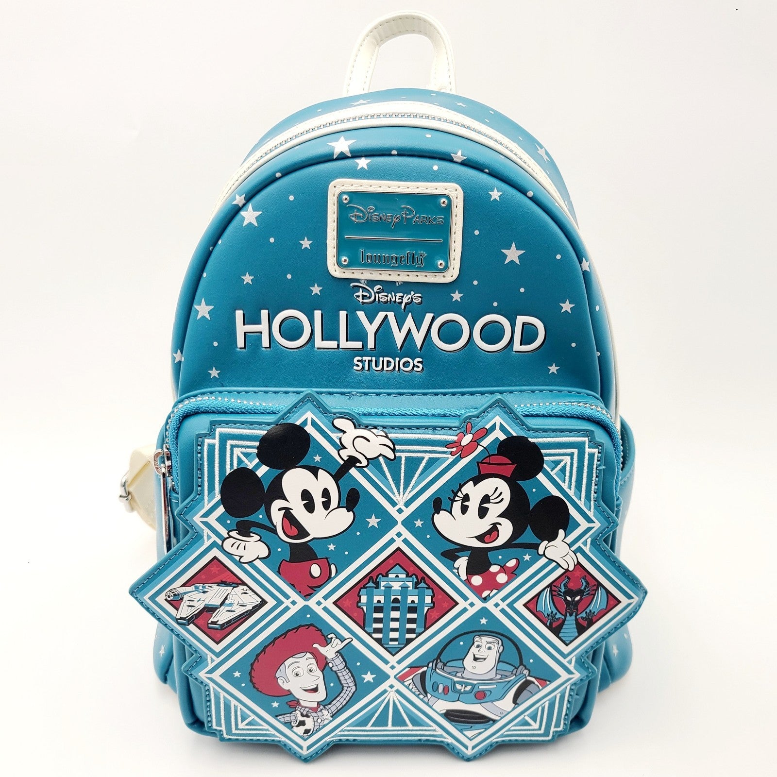 2025 Disney Parks Hollywood Studios Mickey & Minnie Mouse Loungefly  Backpack