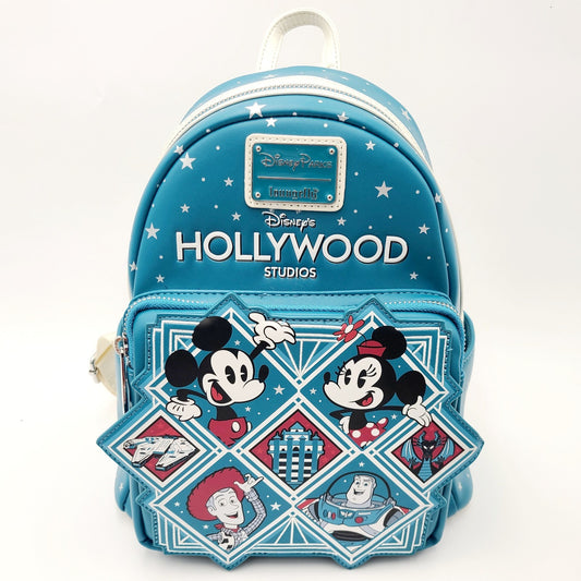 2025 Disney Parks Hollywood Studios Mickey & Minnie Mouse Loungefly  Backpack